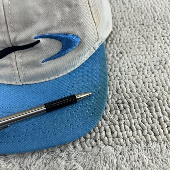 90s Vintage Nike Snapback Hat OSFA Embroidered Wool Two Tone Cap Center Swoosh - Picture 10 of 13